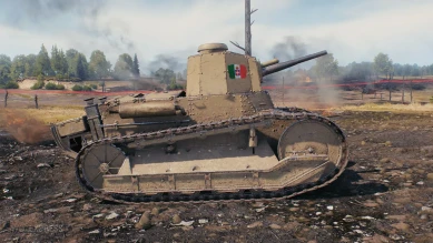 Fiat 3000 ЛТ 1 уровень, Италия WoT.