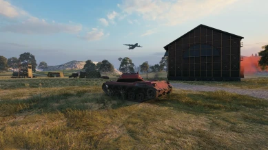 Новое, оригинальное меню в режиме PUBG World of Tanks.