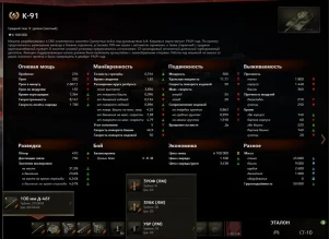 Новый топ СССР, K-91 в World of Tanks.