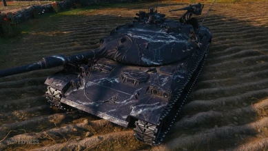 2D-стиль «Чёрный мрамор» из обновления 1.16 в World of Tanks
