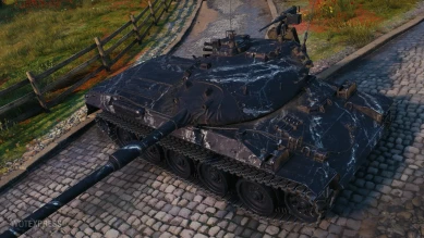 2D-стиль «Чёрный мрамор» из обновления 1.16 в World of Tanks