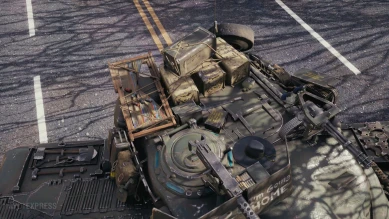 Расширенный 3D-стиль «Хэлхаунд» для танка T54E1 в World of Tanks