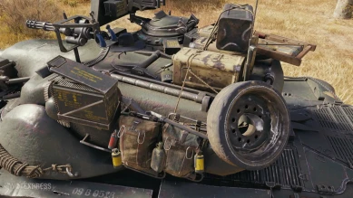 Расширенный 3D-стиль «Хэлхаунд» для танка T54E1 в World of Tanks