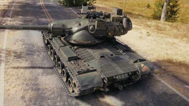 Расширенный 3D-стиль «Хэлхаунд» для танка T54E1 в World of Tanks