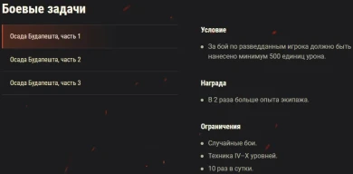 Акция «Осада Будапешта» на эти выходные в World of Tanks