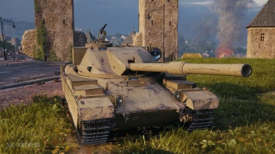 Скриншоты танка FV4201 Chieftain Proto с супертеста World of Tanks