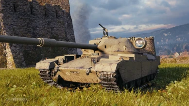 Скриншоты танка FV4201 Chieftain Proto с супертеста World of Tanks