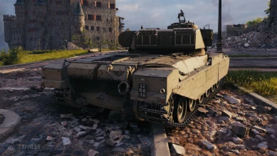 Скриншоты танка FV4201 Chieftain Proto с супертеста World of Tanks