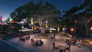 Новый вечерний ангар для события «Гонка драконьих лодок» на китайском кластере World of Tanks