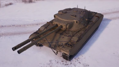 Финальная модель танка TS-54 в World of Tanks