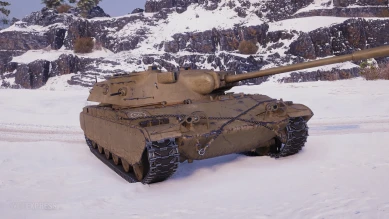 Финальная модель танка TS-54 в World of Tanks