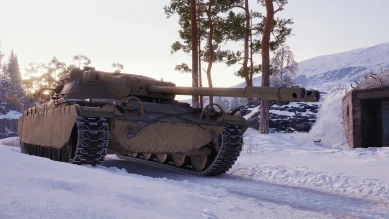 Финальная модель танка TS-54 в World of Tanks