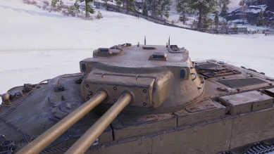 Финальная модель танка TS-54 в World of Tanks
