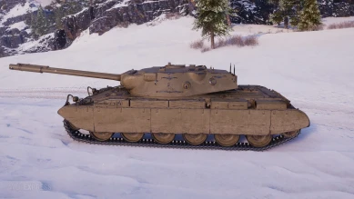 Финальная модель танка TS-54 в World of Tanks