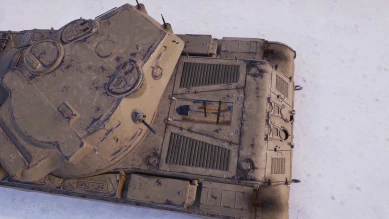 Финальная модель танка TS-54 в World of Tanks