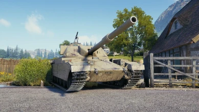 Финальная модель танка FV4201 Chieftain Proto в World of Tanks