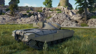 Финальная модель танка FV4201 Chieftain Proto в World of Tanks