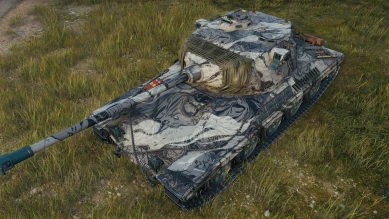 2D-стиль «Фанат зимнего WCL 2022» в World of Tanks