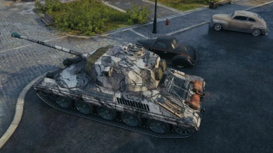 2D-стиль «Фанат зимнего WCL 2022» в World of Tanks