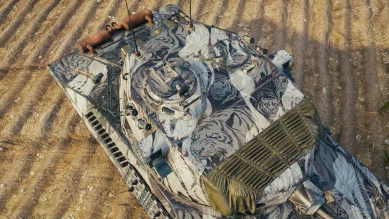 2D-стиль «Фанат зимнего WCL 2022» в World of Tanks