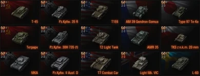 Все «золотые» двоечки в World of Tanks