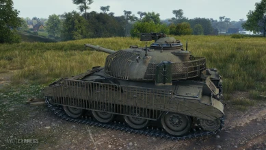 Финальная модель танка TL-7 в World of Tanks