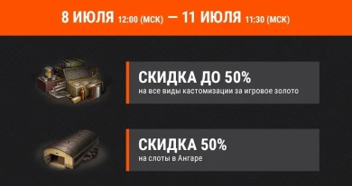 Акция выходного дня: «По машинам!» в World of Tanks