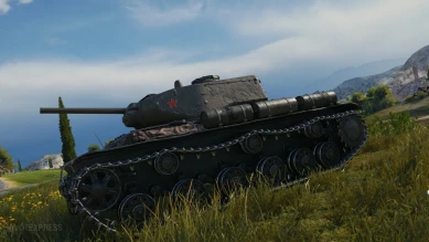 Скриншоты танка КВ-1С с МЗ с супертеста World of Tanks
