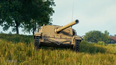 Скриншоты танка Semovente M43 Bassotto из обновления 1.18 в World of Tanks
