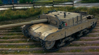 Скриншоты танка Semovente M43 Bassotto из обновления 1.18 в World of Tanks