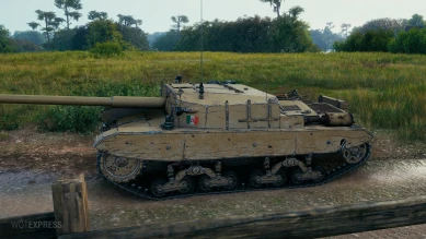 Скриншоты танка Semovente M43 Bassotto из обновления 1.18 в World of Tanks