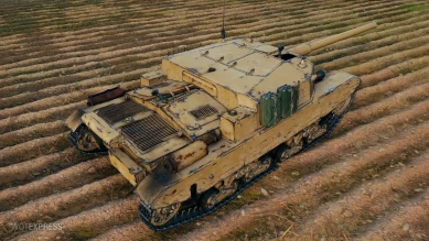 Скриншоты танка Semovente M43 Bassotto из обновления 1.18 в World of Tanks