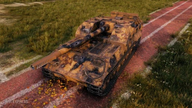 2D-стиль «Полигонная мишень (КС)» из патча 1.18 World of Tanks