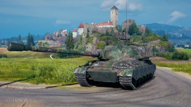 2D-стиль «Полигонная мишень (ОФ)» из обновления 1.18 World of Tanks