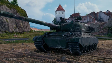 2D-стиль «Полигонная мишень (ОФ)» из обновления 1.18 World of Tanks