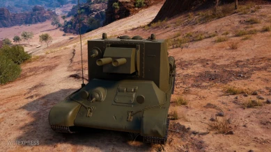 Screenshots of the tank SU-2-122 from the supertest World of Tanks