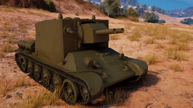 Screenshots of the tank SU-2-122 from the supertest World of Tanks