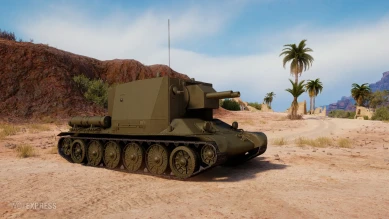 Screenshots of the tank SU-2-122 from the supertest World of Tanks