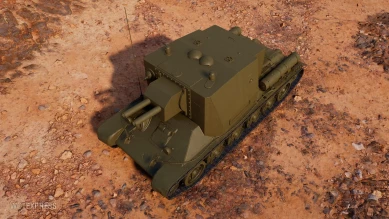 Screenshots of the tank SU-2-122 from the supertest World of Tanks