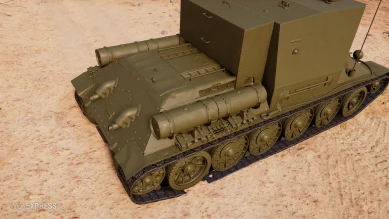 Screenshots of the tank SU-2-122 from the supertest World of Tanks