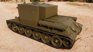 Screenshots of the tank SU-2-122 from the supertest World of Tanks