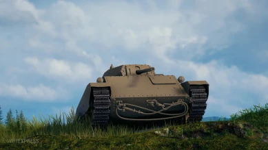 Screenshots of M16/43 Carro Celere Sahariano gift tank from World of Tanks supertest