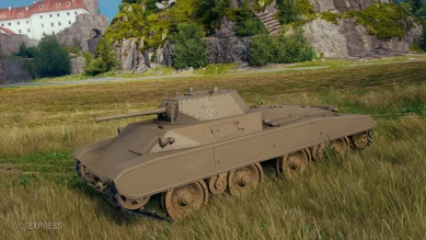 Screenshots of M16/43 Carro Celere Sahariano gift tank from World of Tanks supertest