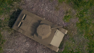 Screenshots of M16/43 Carro Celere Sahariano gift tank from World of Tanks supertest