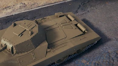 Screenshots of M16/43 Carro Celere Sahariano gift tank from World of Tanks supertest
