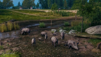 Кабаны на карте «Застава» в World of Tanks