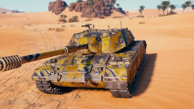 Камуфляж «Многоцветный латунный» для Ваффентрагера 2022 в World of Tanks