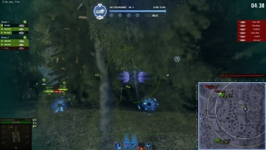 В стекло попали.