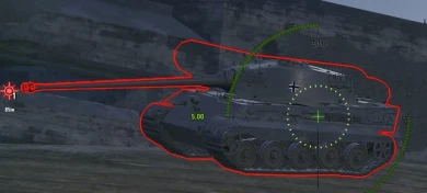 Баг в Вафлетрахере с обводкой танков (часовых), в коллекцию.