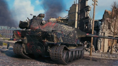 Показ настраиваемого 2D-стиля «Крыло и коготь» для режима «Натиск» 2022 (1 сезон) в World of Tanks